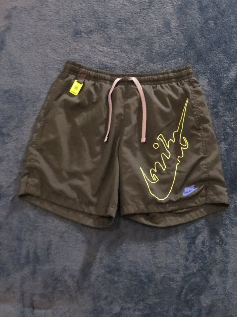 Nike Men's Black Graphic Athletic Shorts | Size M